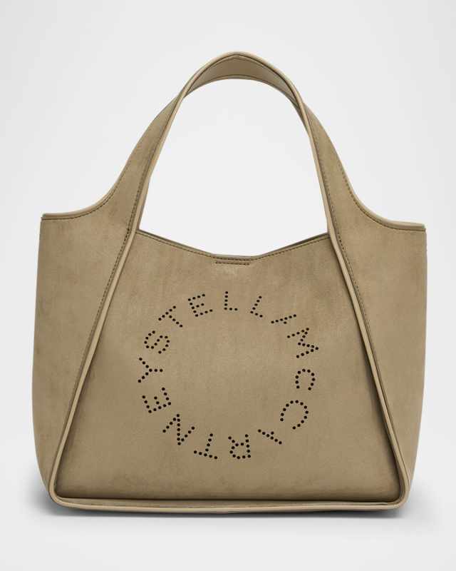 Logo Alter Suede Shoulder Bag